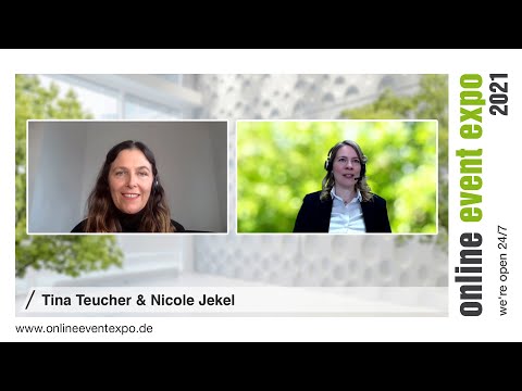 Expertentalk Tina Teucher und Nicole Jekel - online event expo 2021