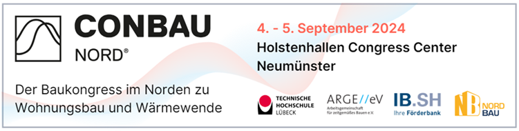 Baukongress CONBAU Nord 2024: nachhaltiger Wohnungsbau & Wärmewende