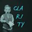 astonished boy with book; Text: CLA RI TY; CSR Glossary for corporate sustainability