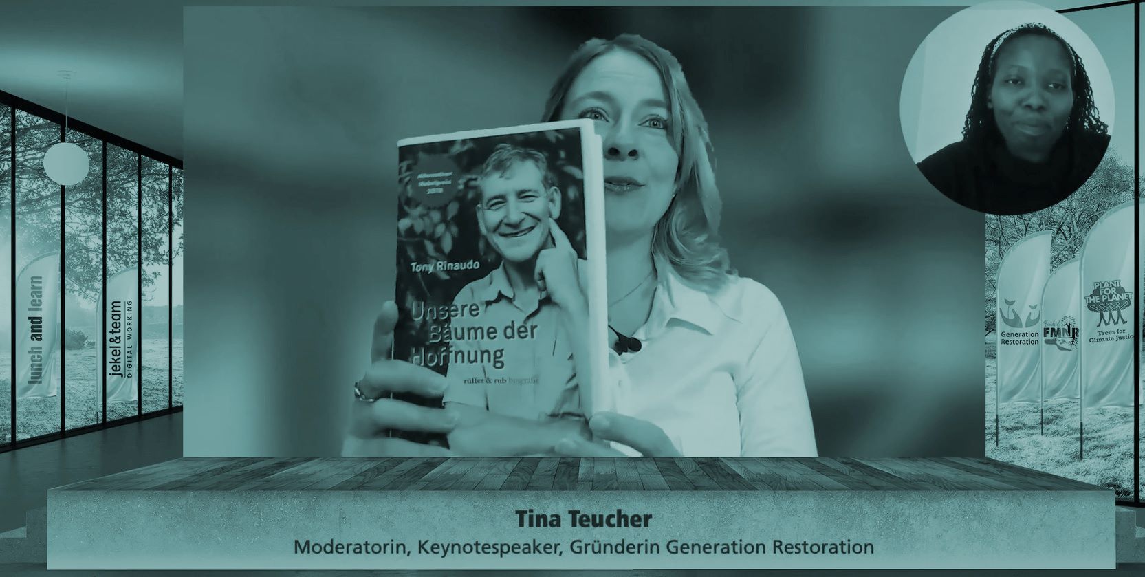 Tina Teucher moderiert Lunch & Learn zum Thema "stop talking, start acting"