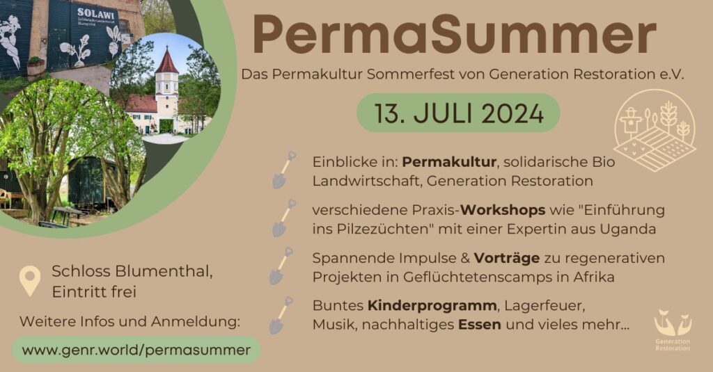 Einladung PermaSummer 2024 Generation Restoration